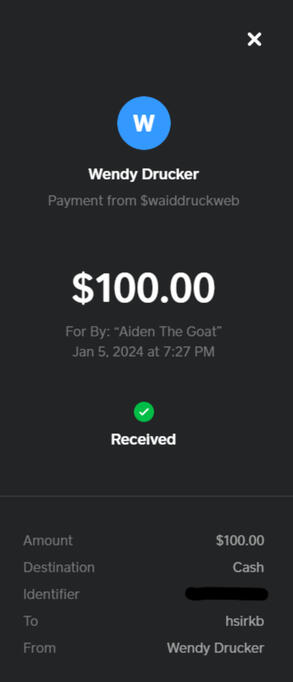 Cashapp Transaction